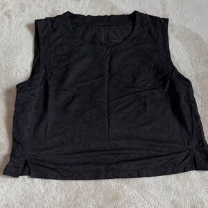 Lululemon black crop top